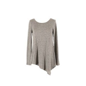 Green Envelope Los Angeles Cozy Asymmetric Long Sleeve Tunic Sweater Size L